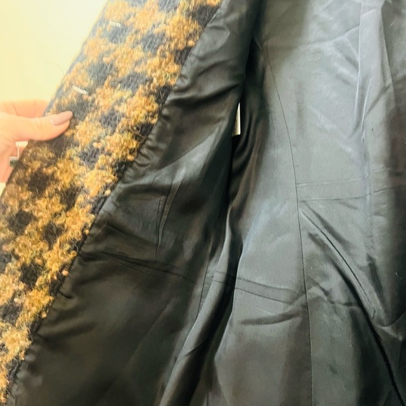 Jones New York Black and Brown Houndstooth Blazer - Picture 4 of 7